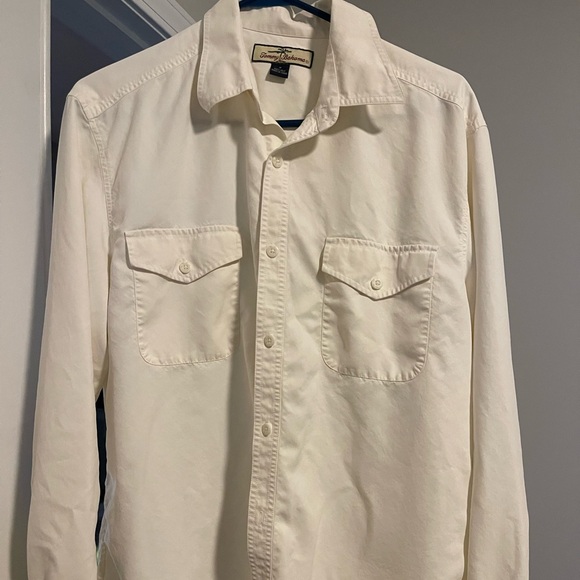 Tommy Bahama Tops - Tommy Bahama Men's Cream Button Down Shirt